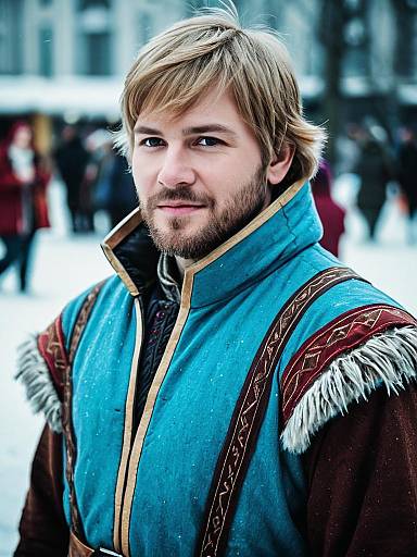 Realistic Kristoff Cosplay Portrait