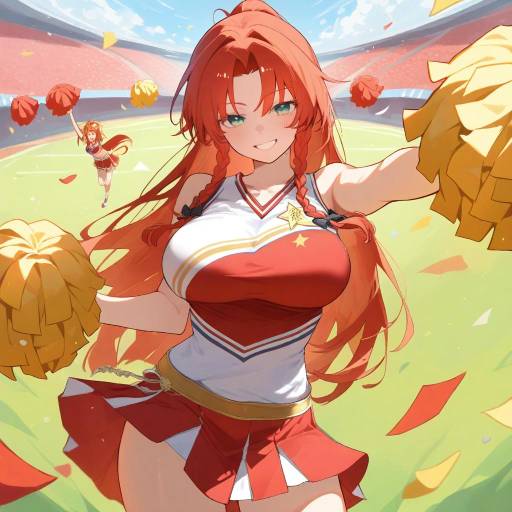 Cheerleader in Action: Hong Meiling