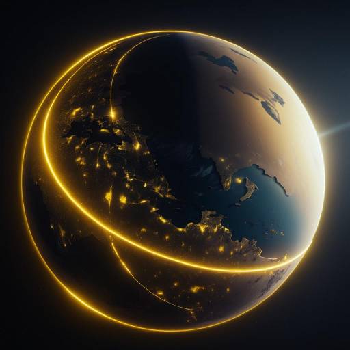 Futuristic Vision of a New Planet