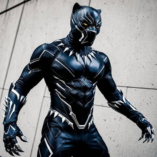 Dynamic Black Panther Cosplay Design