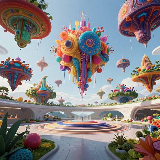 Futuristic Virtual Art Museum