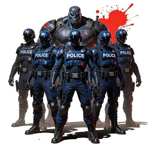 Cyber-Enhanced Saboteur vs Police