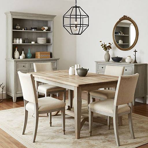 Shabby Chic Vintage Dining Room Decor