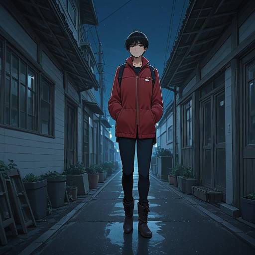 Illustration of Kaneda shoutarou (akira), akira (manga) in the style of Wakamatsu372