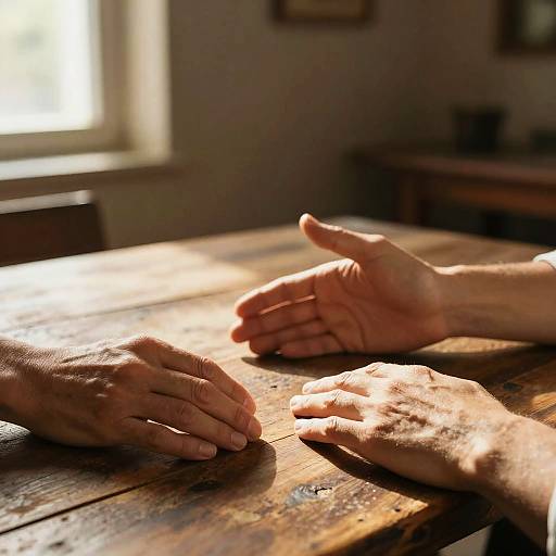 Hands Reaching for Reconciliation