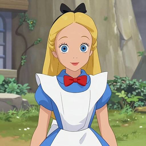 Digital anime-style drawing of Alice from 