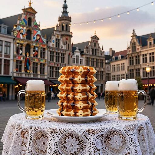 Dreamy Belgian Stereotypes Postcard