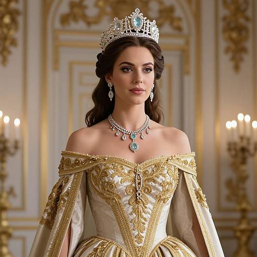 Regal Elegance in Ornate Royal Setting