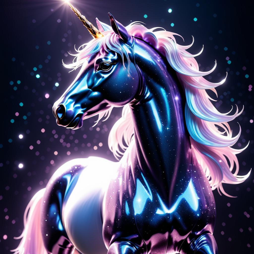 Cinematic Unicorn in Sparkling Wonder