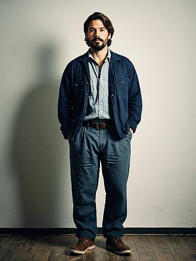 Realistic Male in Baggy Clothes Costume