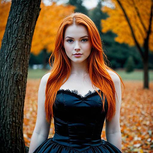 Autumn-Inspired Halloween Costume for Girls