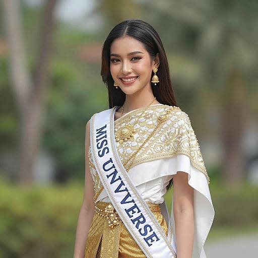 Miss Universe Thailand in Traditional Dress