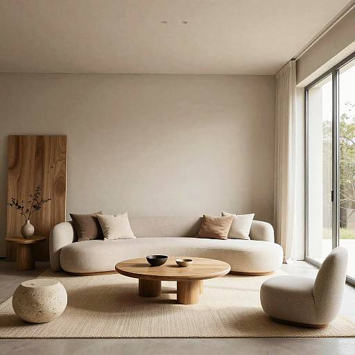 Zen-Inspired Minimalist Living Room