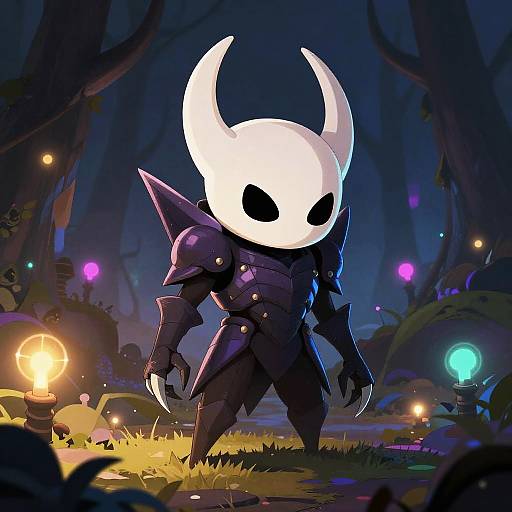 Uumuu in Bioluminescent Forest