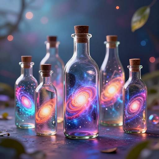 Miniature Universes in Glass Bottles