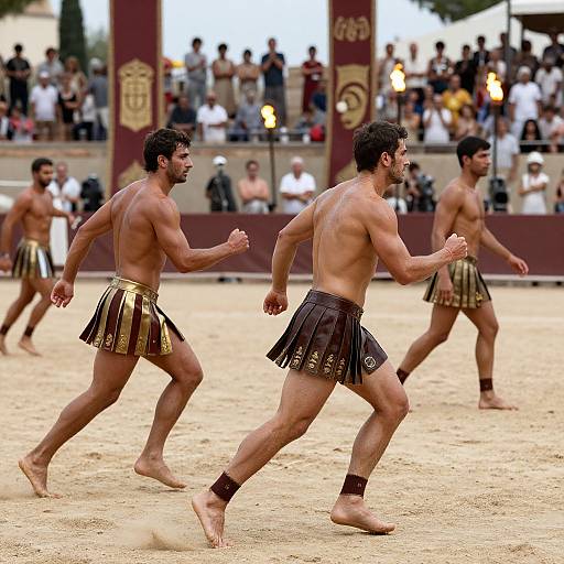 Dynamic Ancient Roman Athletic Competition