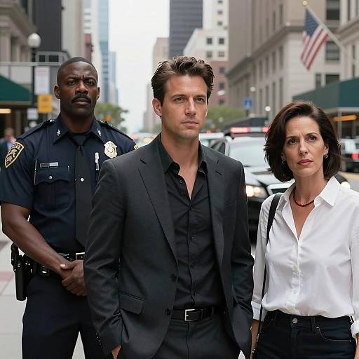 Urban Scene with Diverse Characters