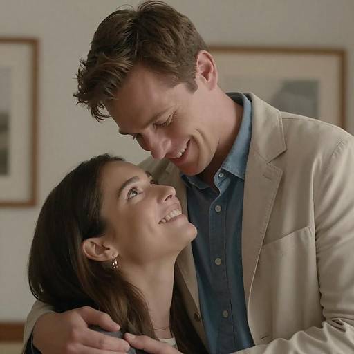 Intimate Moment of Connection