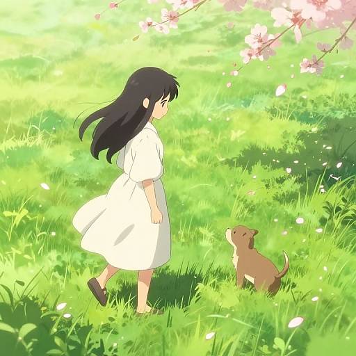 Kiona Kemono in Tranquil Spring Meadow