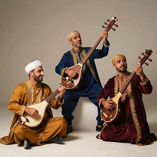 Iranians Performing Traditional Persian Music