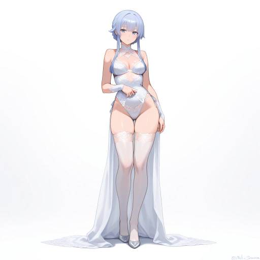 Elegant Woman in Lingerie and Lace Elegant Woman in Lingerie and Lace