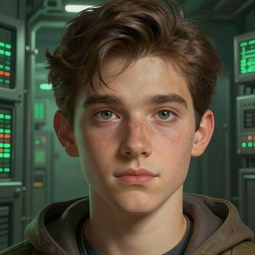 Ultra-Detailed Vintage Hacker Portrait