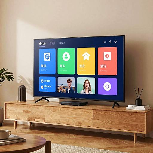 Cozy Home Entertainment Setup