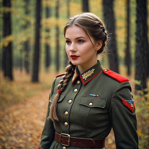Cinematic Portrait of Young Russian Woman