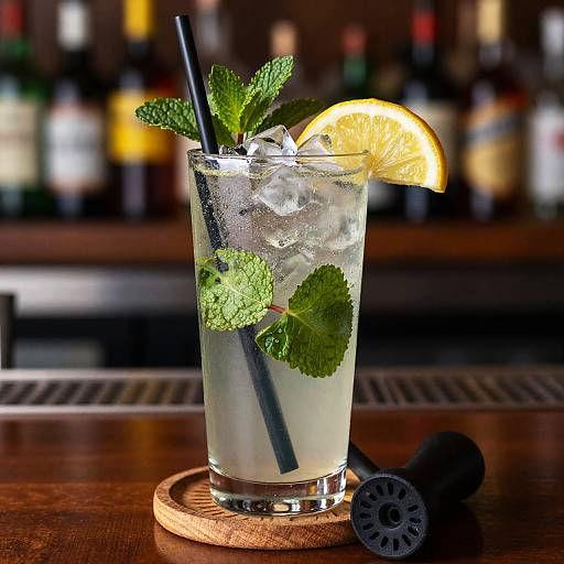 Refreshing Mint Lemon Cocktail