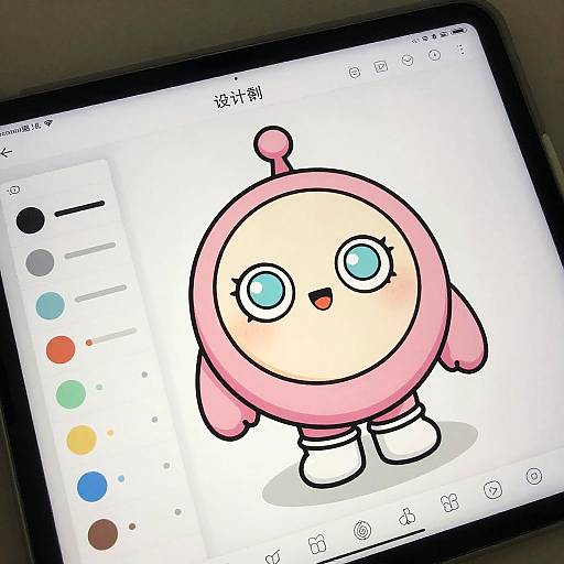 Chibi Avatar Creator UI Close-Up