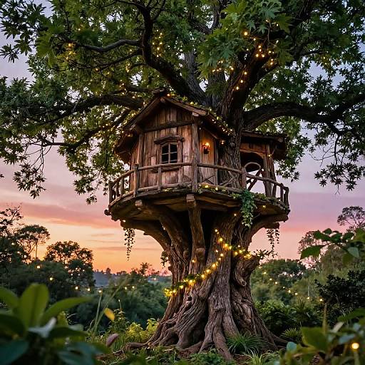 Peter Pan Treehouse in Enchanted Forest
