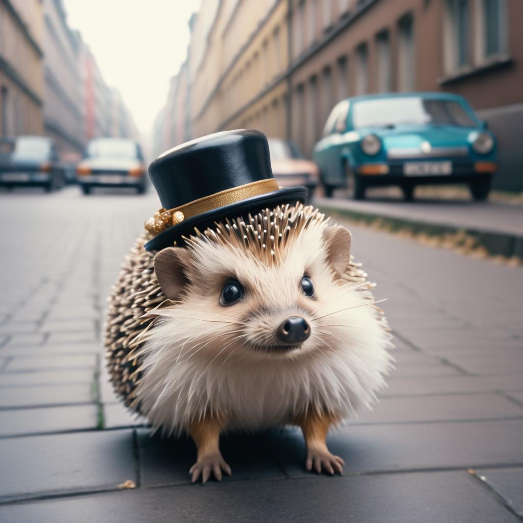 Charming Hedgehog in 1980s Berlin