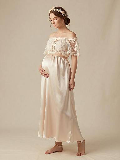 Ethereal Fairy Maternity Fashion Portrait