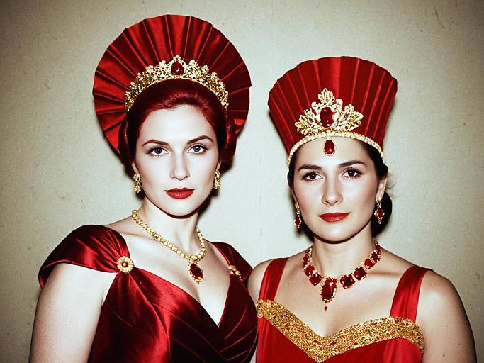 Elegant Rubies Fancy Dress Face Swap