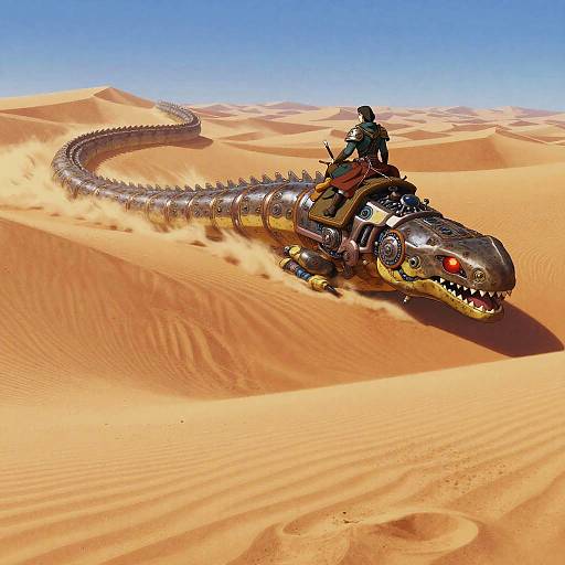 Dune Anime Desert Warrior Scene