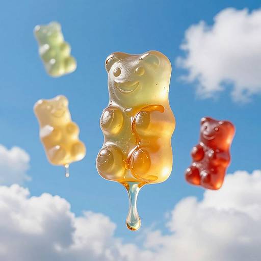 Vivid Gummy Bear Cloudscape