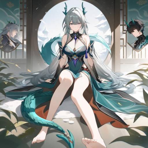 Fantasy Characters with Dragon Traits