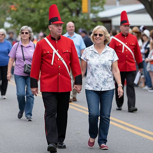 Couple at 2011 Newberg Parade