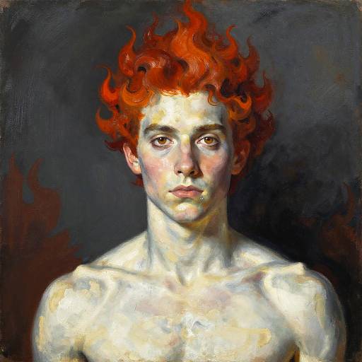 Oscar Isaac as Ember in Kandinsky Style