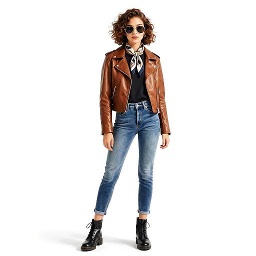 Teenage Girl in Stylish Douyin Outfit