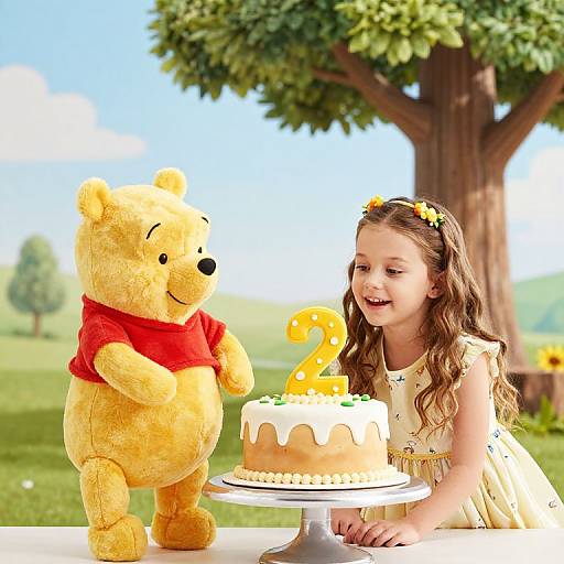 Winnie The Pooh Birthday Party Cake