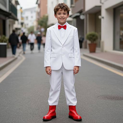 Man in Peep Boy Costume