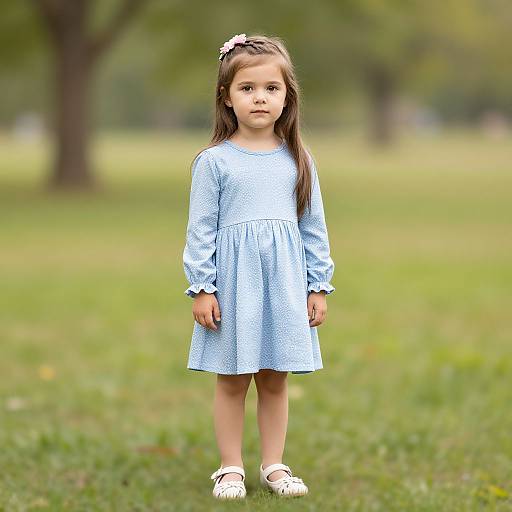 Toddler Kansas Girl in Dress
