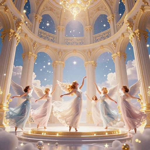 Heavenly Celebration in Sky Palace