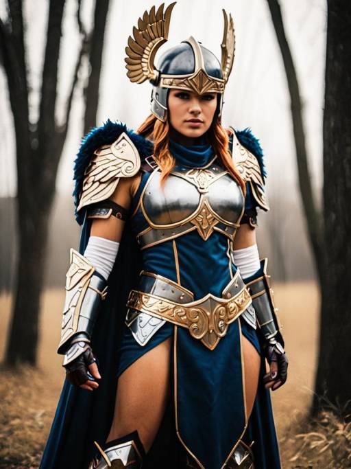 Stunning Freya Valkyrie Cosplay Photo