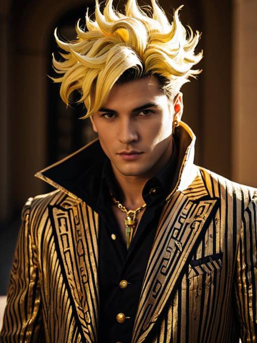 Man in Sandman JoJo's Bizarre Adventure Cosplay