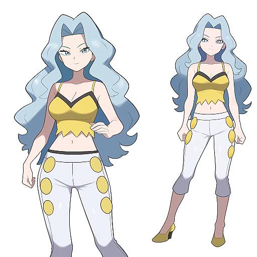 Illustration of Karen (pokemon), pokemon in the style of Sunhyun
