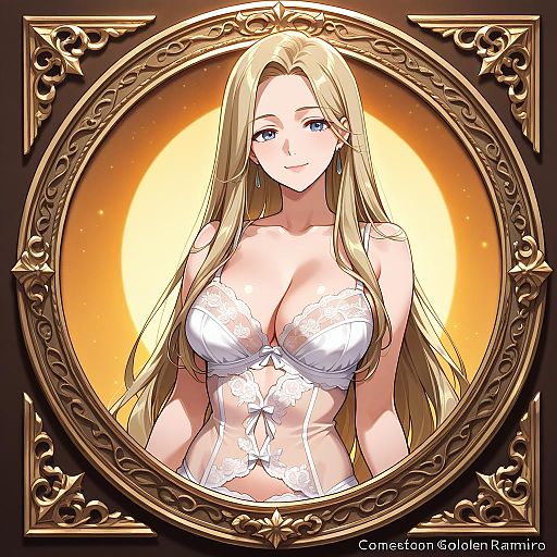 Joyful Mother in Elegant Lingerie Shoot