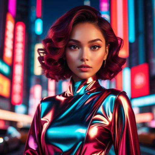 Futuristic Dancer in Neon Tokyo
