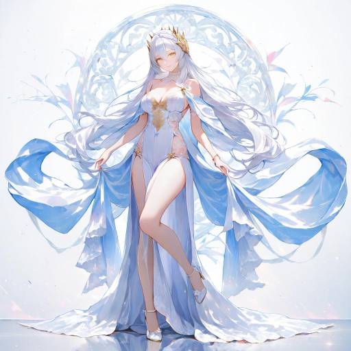 Elegant Muse in Lingerie Pose Elegant Muse in Lingerie Pose